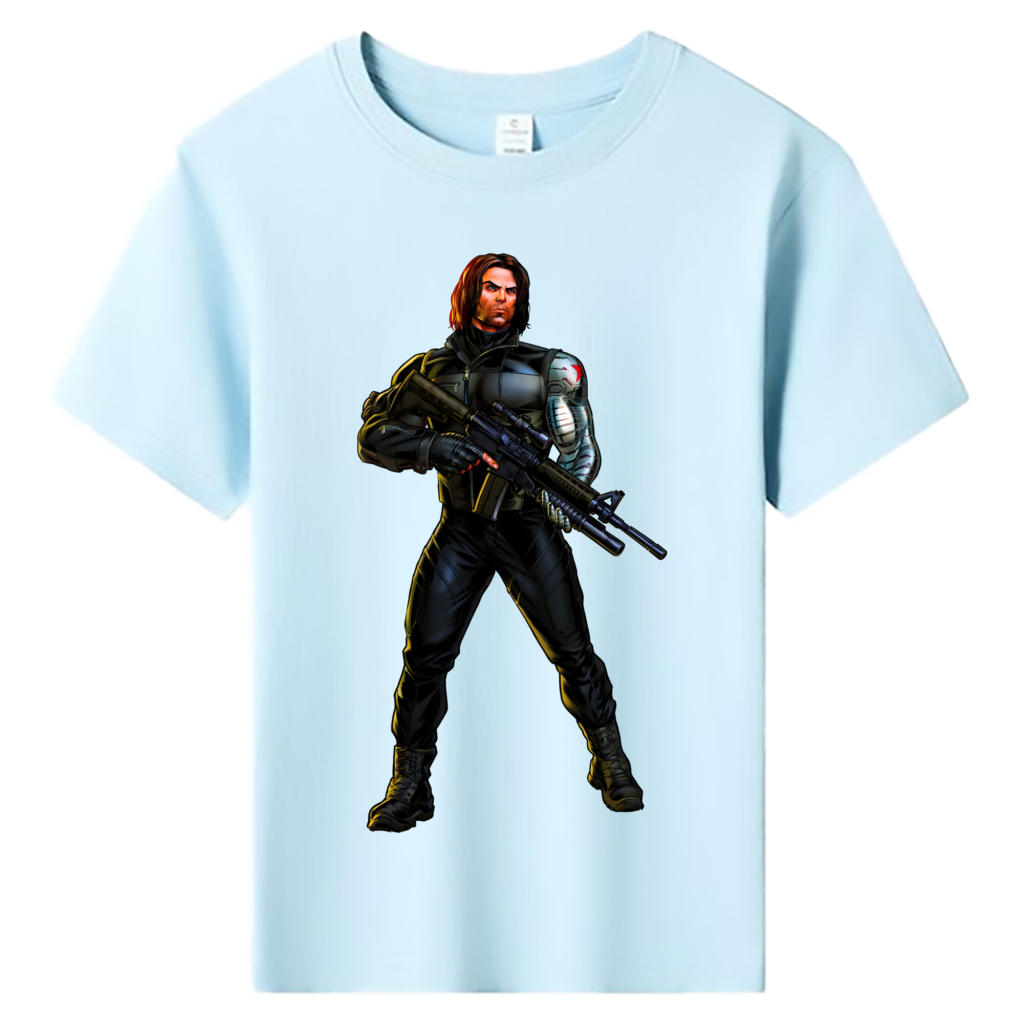 （画像用） アベンジャーズ The Avengers 綿100％キッズTシャツ（フロントプリント）
